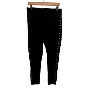 Torrid Black Studded Leggings - Size 1X